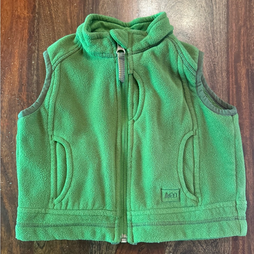 REI Green Fleece Vest